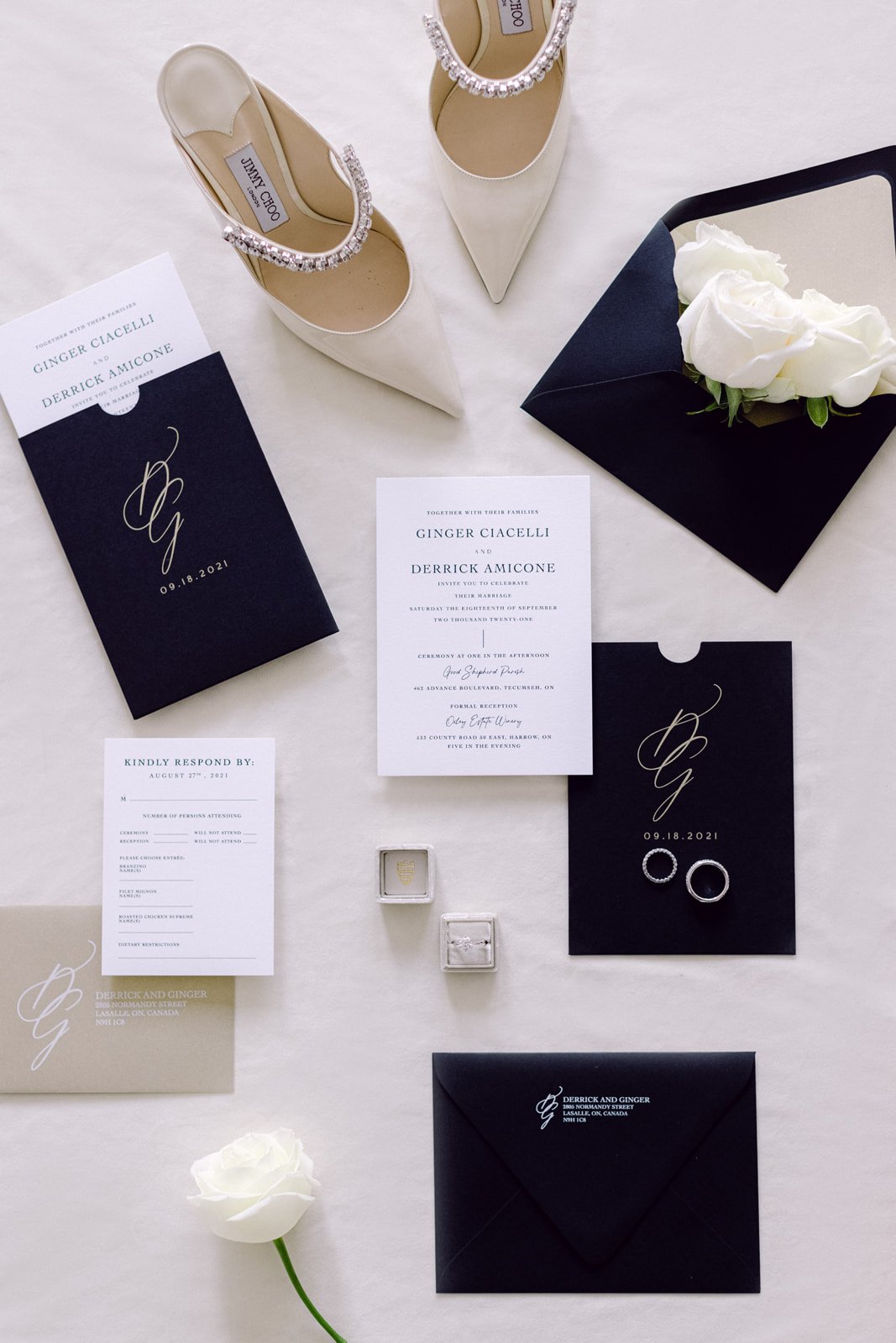 Ginger wedding suite